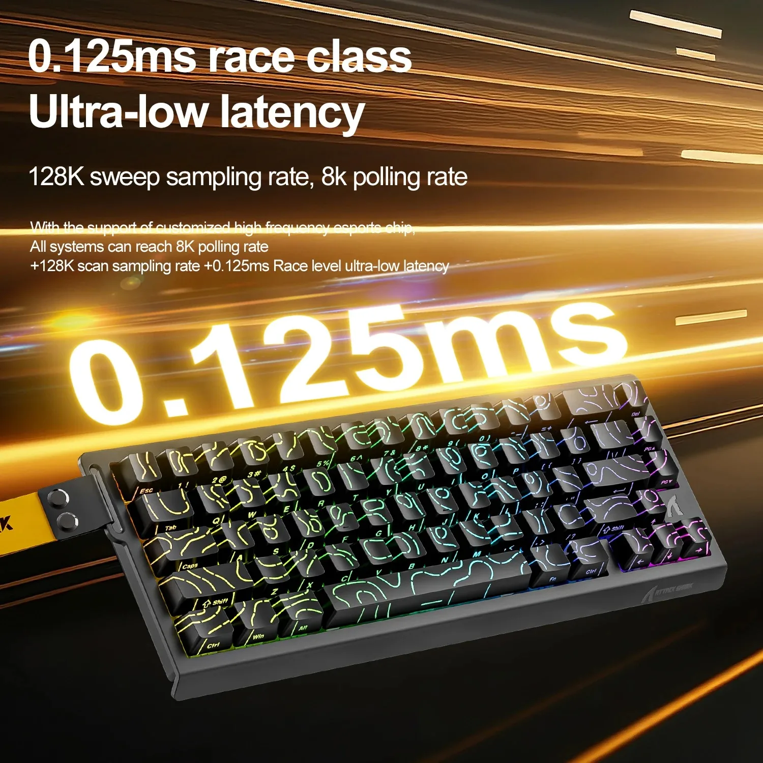 Gaming Keyboard Thocky - Attack Shark X68 HE Gaming Keyboard