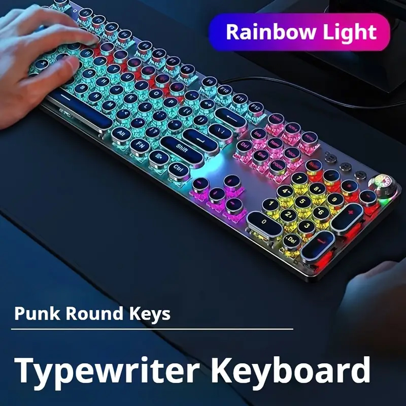 Gaming Keyboard Corsair - EWEADN Punk Mesin Tik Keyboard Gaming