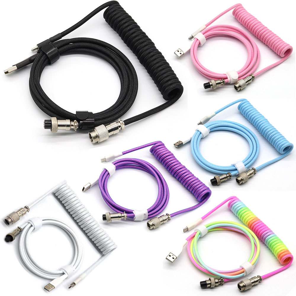 Gaming Keyboard Types - Kabel gulung Keyboard mekanis, kawat tipe