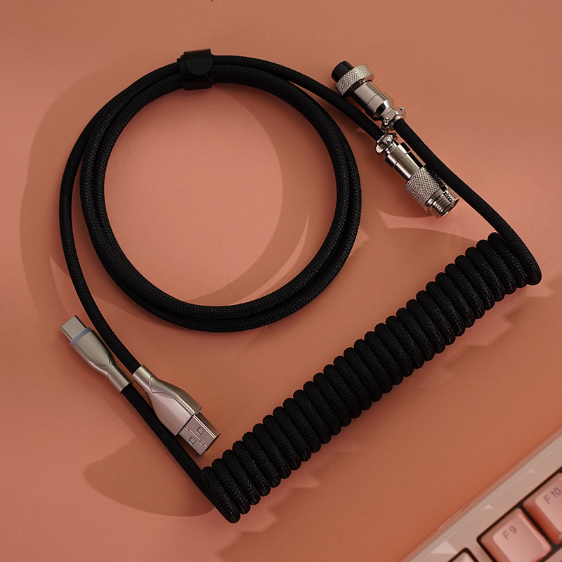 Gaming Keyboard Types - Kabel USB Tipe C Aviator Coiling