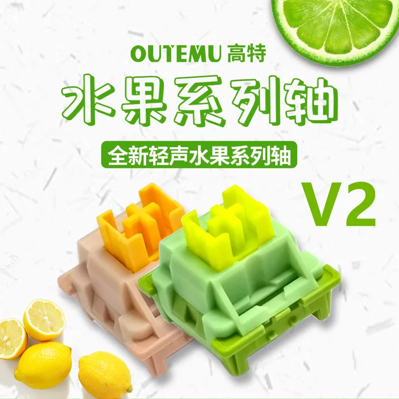 Keyboard Lube Kit - Outimu tombol V2 Peach diam Lubed