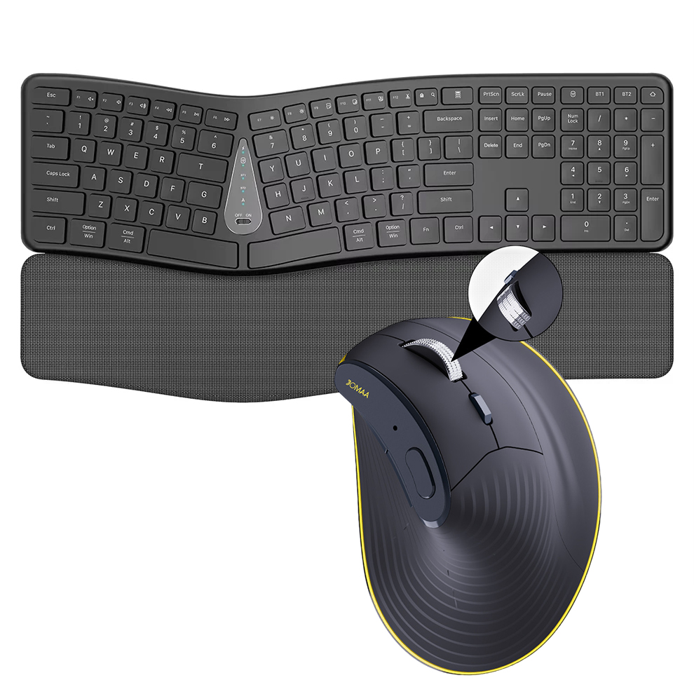 Gaming Keyboard Mouse Wireless - Kombo Keyboard dan Mouse Nirkabel 2.4G,