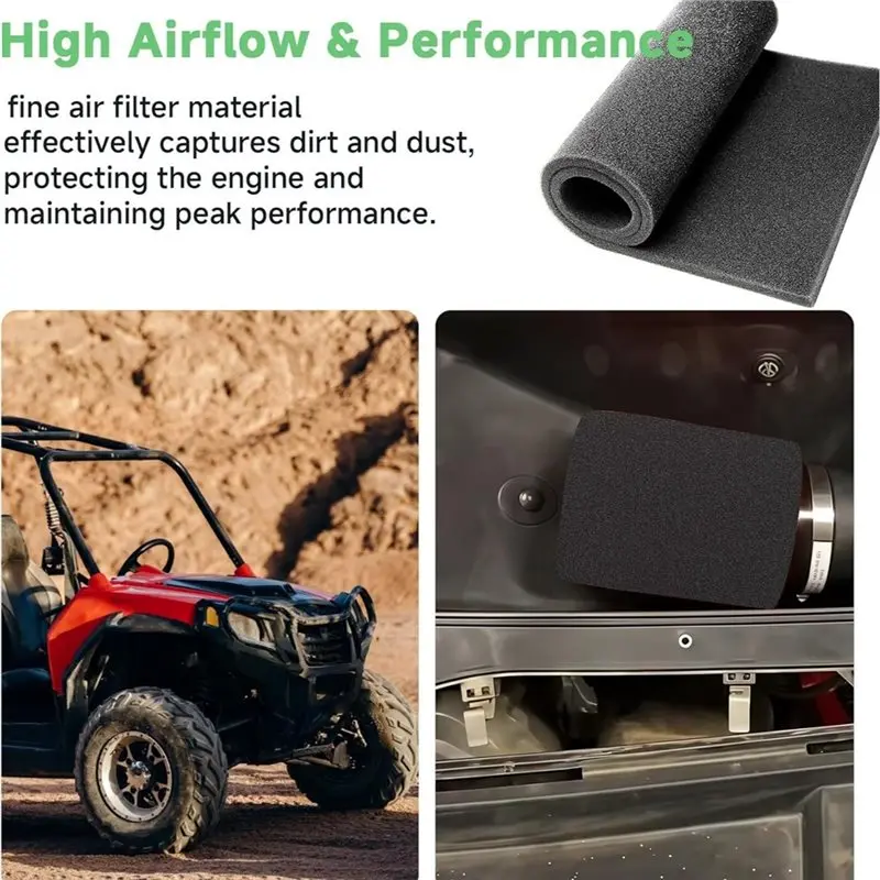 Polyurethane Foam Sheet - 2 Buah Lembaran Busa Filter Udara