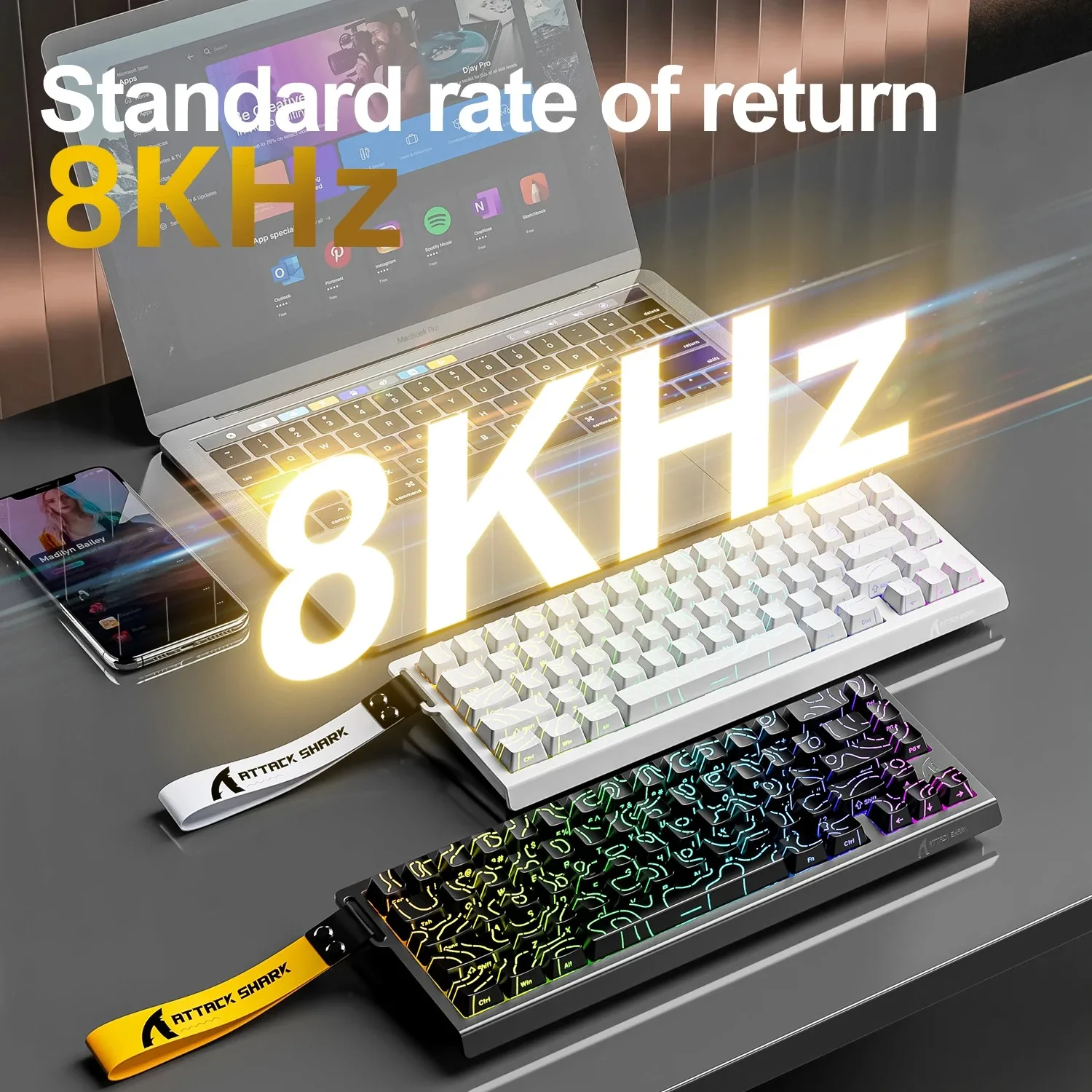 Attack Shark X68 HE Gaming Key - Gaming Keyboard Thocky ulasan dan harga