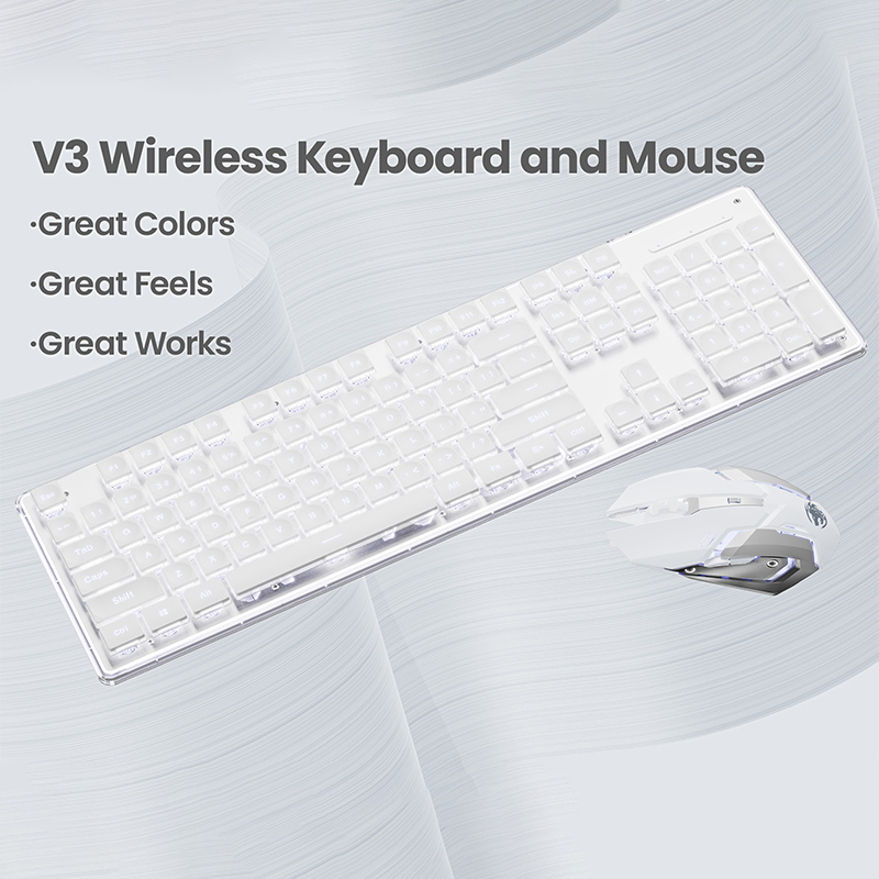 EWEADN V3 Set Keyboard dan Mou - Gaming Keyboard Mouse Wireless ulasan dan harga