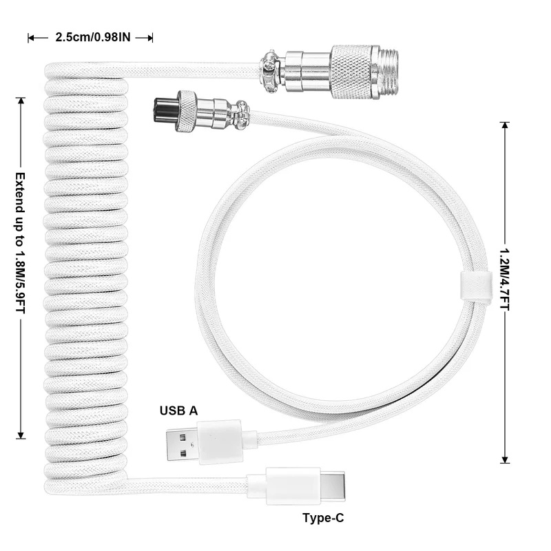 Kabel Keyboard Mekanis 180cm T - Gaming Keyboard Types ulasan dan harga