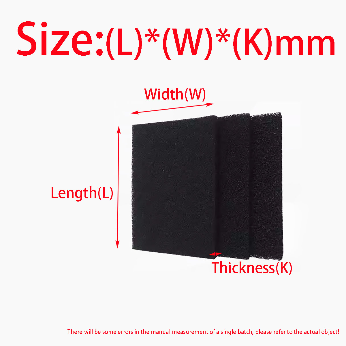 200x200mm Spons Filter Tahan D - Polyurethane Foam Sheet ulasan dan harga