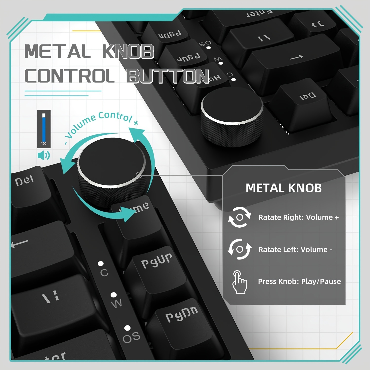 AJAZZ AK820 Berkabel Dengan To - Gaming Keyboard Thocky ulasan dan harga
