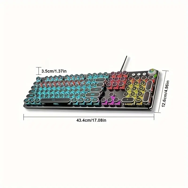 EWEADN Punk Mesin Tik Keyboard - Gaming Keyboard Corsair ulasan dan harga