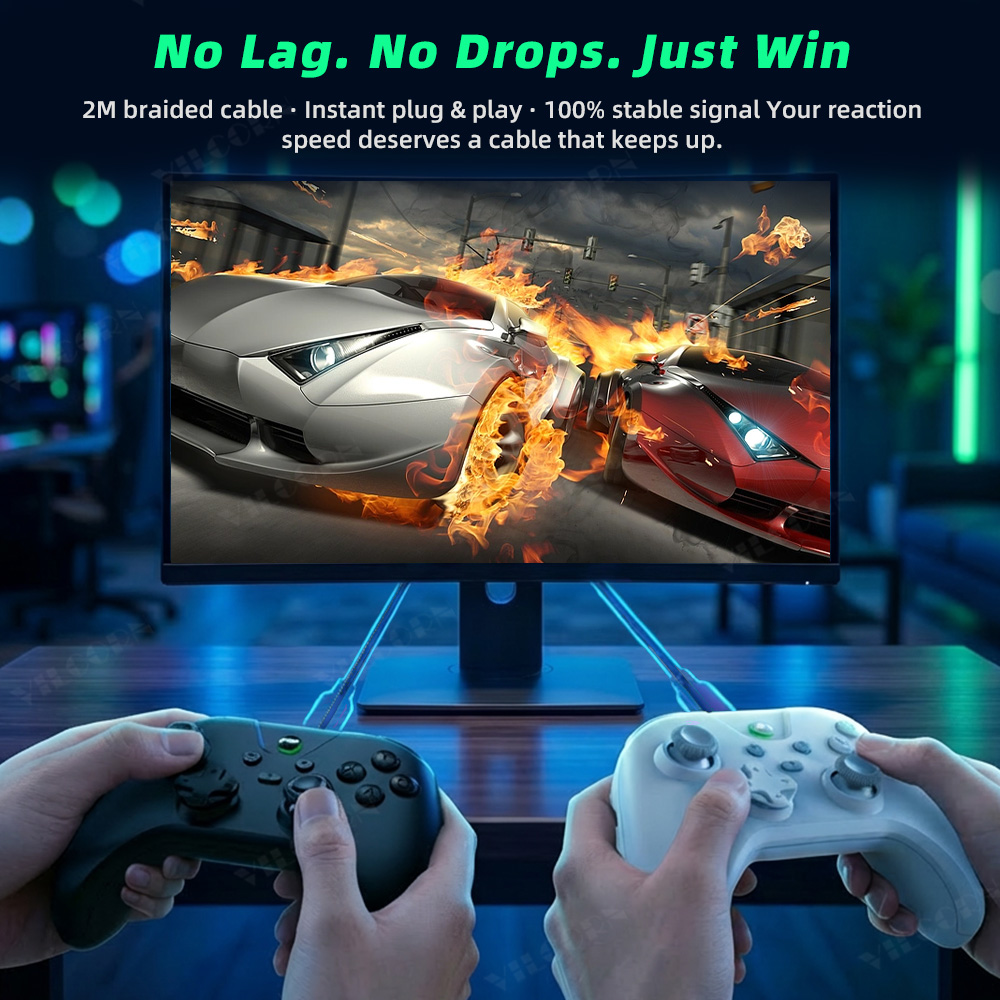 VILCORN Kontroler Game Berkabe - Gaming Keyboard Hall Effect ulasan dan harga