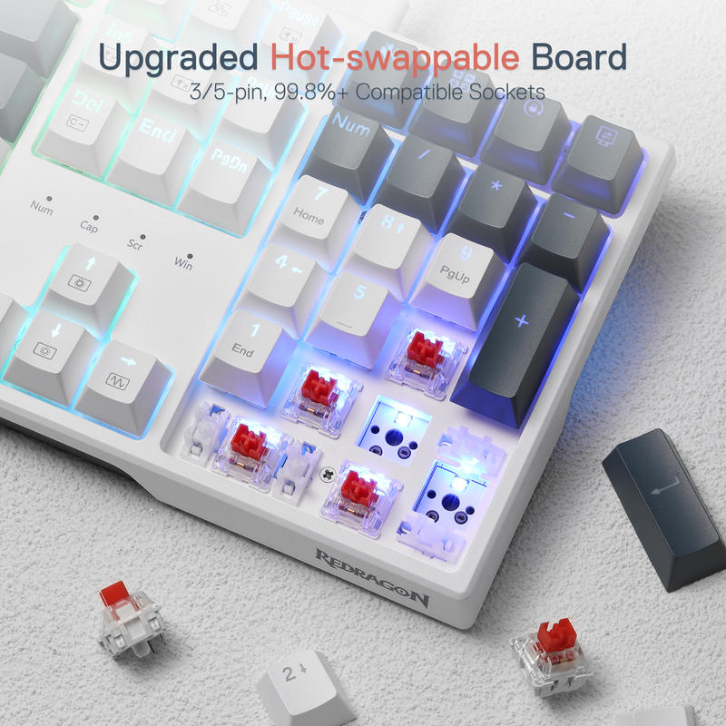 Redragon K668 RGB Gaming Keybo - Gaming Keyboard Thocky ulasan dan harga