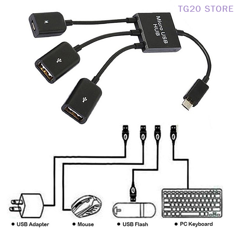 Konverter adaptor USB mikro ke - Gaming Keyboard Type C ulasan dan harga