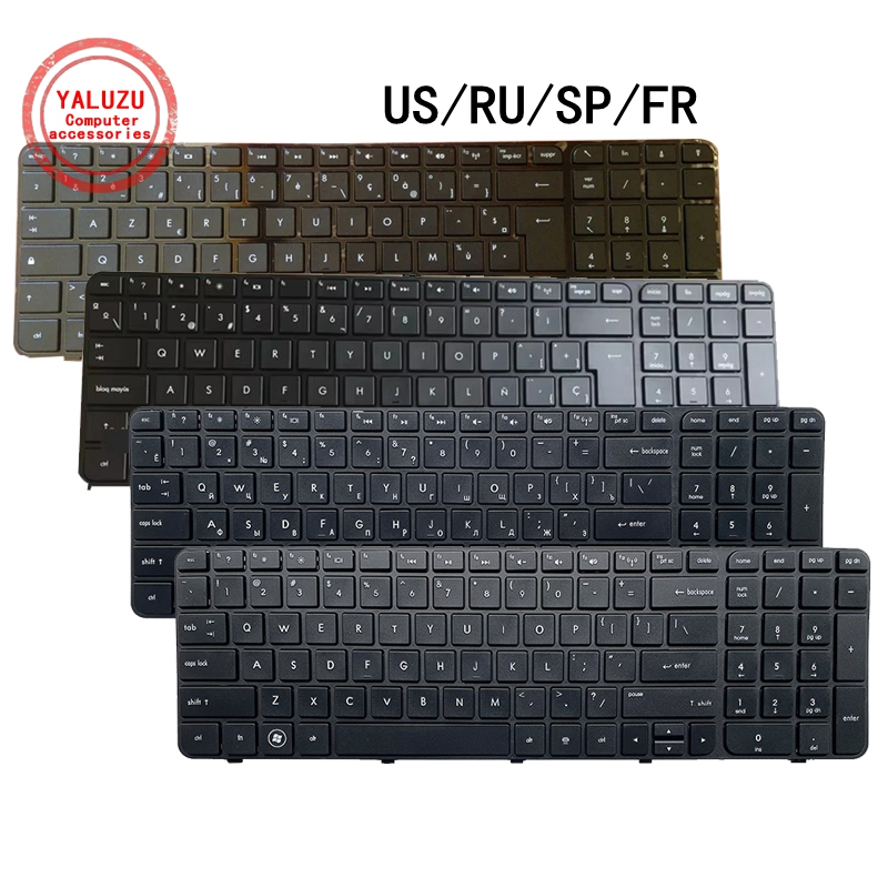 Keyboard Laptop Baru US/RU/SP/ - Gaming Keyboard Hp ulasan dan harga