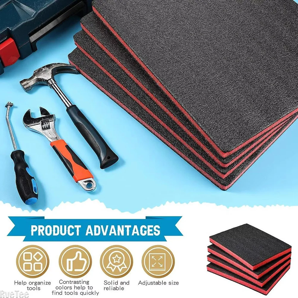 4 Buah Kotak Alat Sisipan Busa - Polyurethane Foam Sheet ulasan dan harga