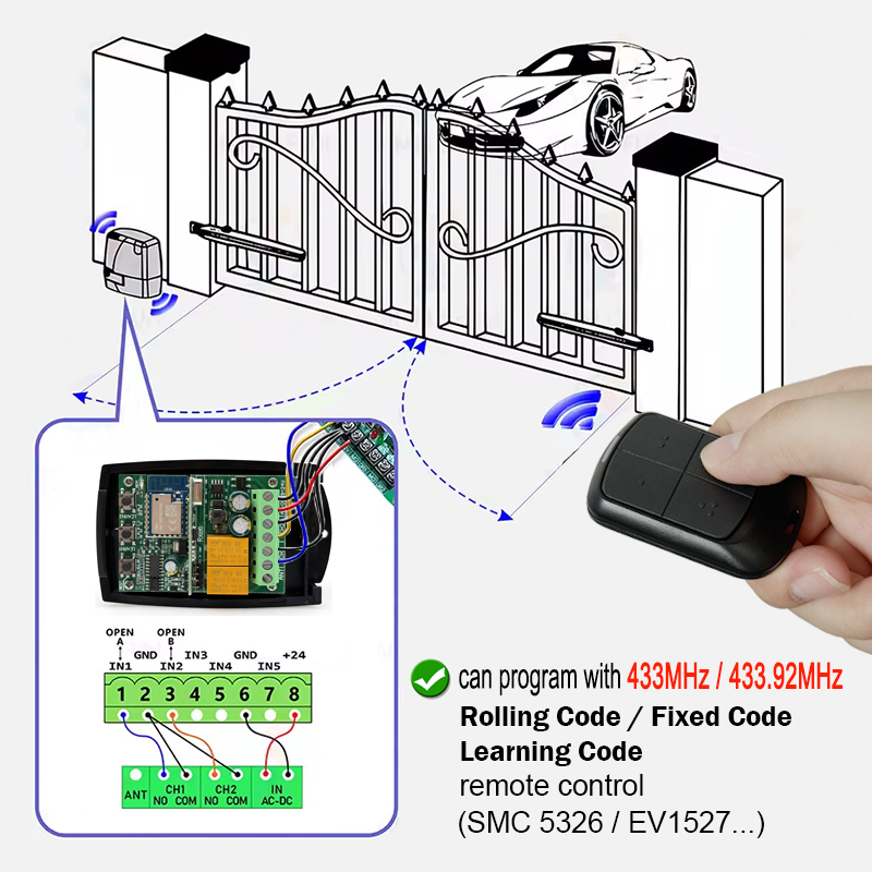 Bekerja dengan Tuya WIFI Pembu - Switch Opener Tool ulasan dan harga