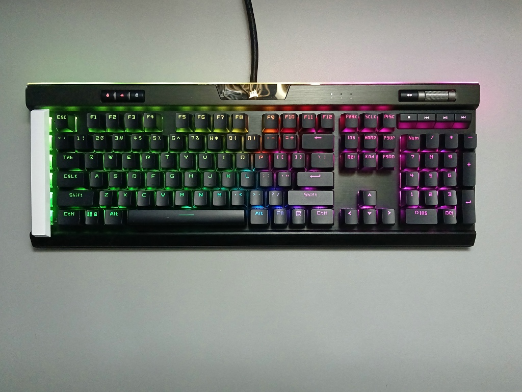 Corsair PBT tutup kunci transp - Gaming Keyboard Corsair ulasan dan harga