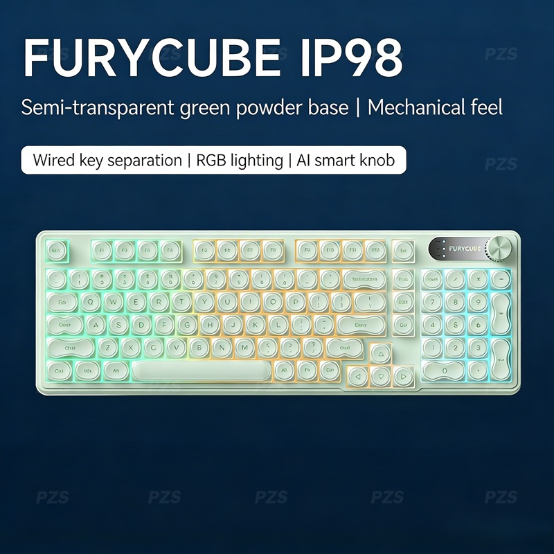 FURYCUBE IP98 Keyboard Membran - Gaming Keyboard Ip98 ulasan dan harga