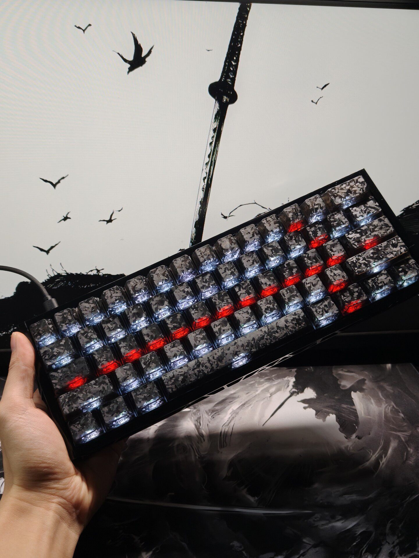 Keyboard Gaming Kompak 60% Lay - Gaming Keyboard No Number Pad ulasan dan harga