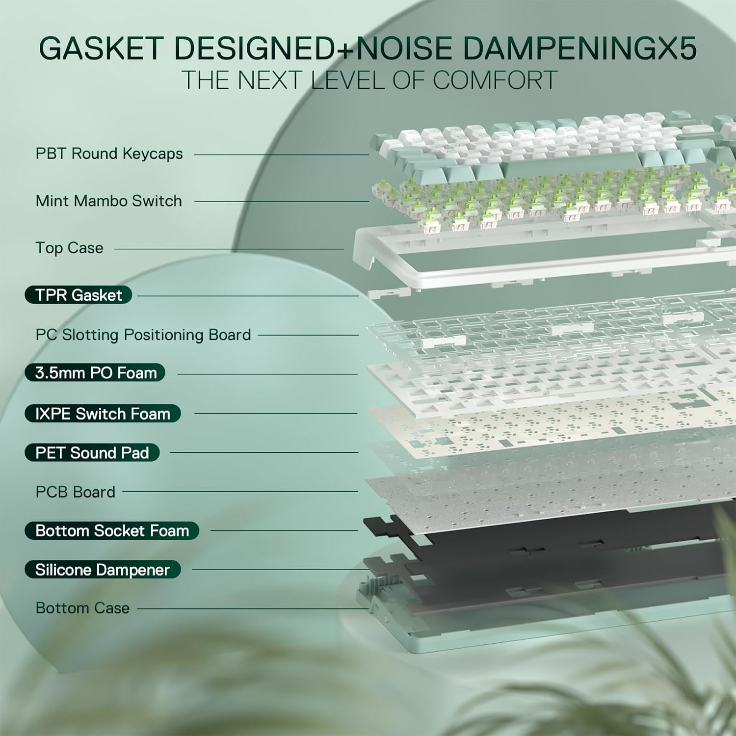 Redragon K719 Gasket Nirkabel  - Gaming Keyboard Thocky ulasan dan harga