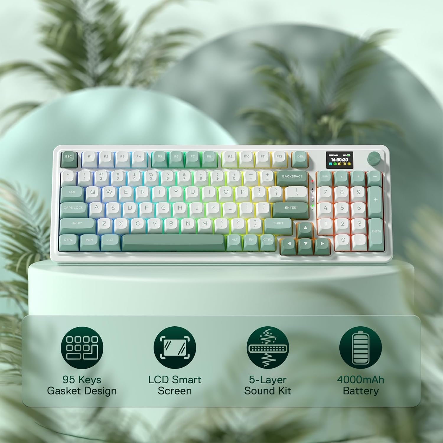 Redragon K719 Gasket Nirkabel  - Gaming Keyboard Thocky ulasan dan harga